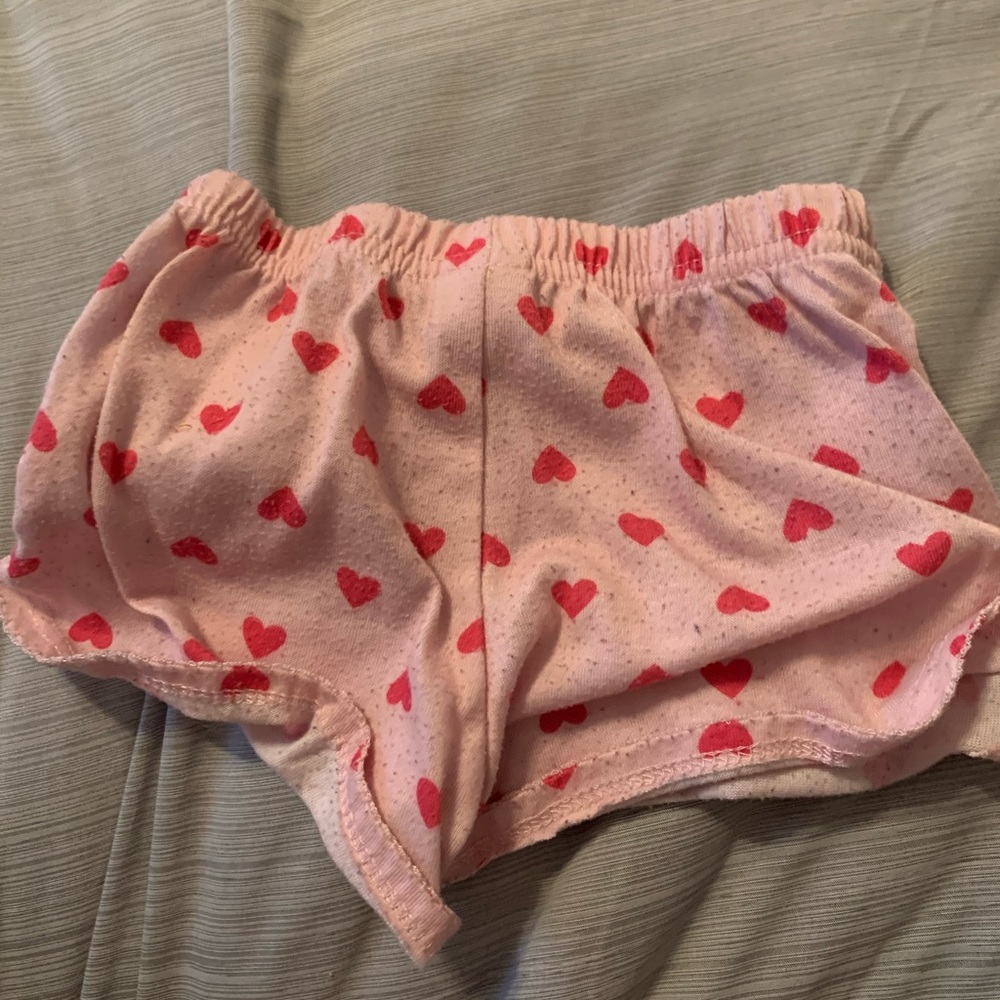 Pajama shorts worn/washed